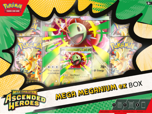 Przejdź do produktu Pokemon TCG: Mega Evolution - Ascended Heroes - Meganium Ex Box