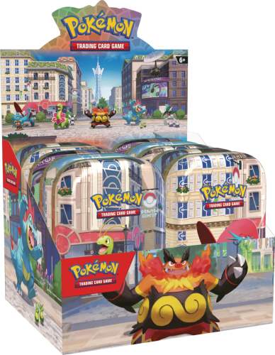 Przejdź do produktu Pokemon TCG: Lumiose City Min Tin Display