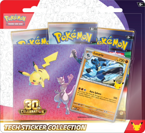 Przejdź do produktu Pokemon TCG: 30th Celebration - Tech Sticker - Lucario