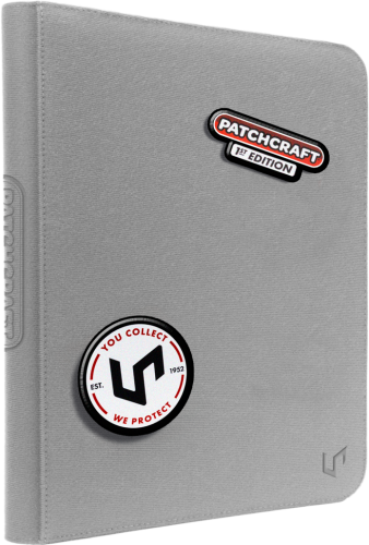 Przejdź do produktu Ultra Pro: Patchcraft - Zippered 9-Pocket PRO-Binder - Gray