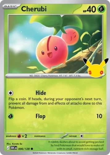 Przejdź do produktu 30C 006/128 | Cherubi | Pokemon - 30th Celebration
