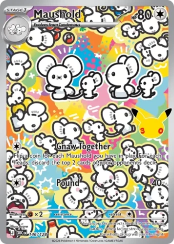 Przejdź do produktu 30C 146/128 | Maushold | Pokemon - 30th Celebration