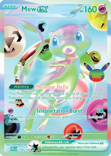 Przejdź do produktu 30C 158/128 | Mew ex | Pokemon - 30th Celebration