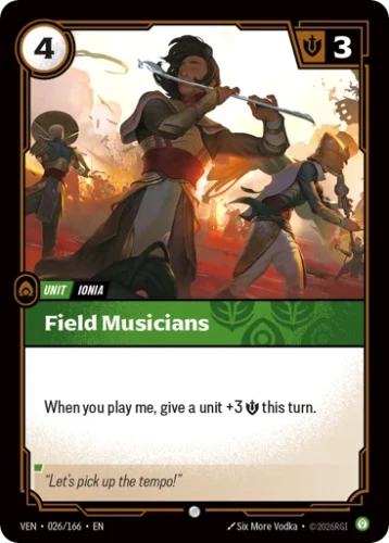 Przejdź do produktu VEN 026/166 | Field Musicians | Zwykła | Vendetta