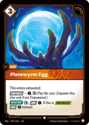 Przejdź do produktu VEN 075/166 | Platewyrm Egg | Zwykła | Vendetta