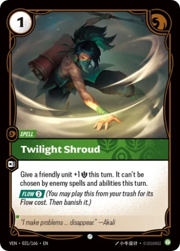 Przejdź do produktu VEN 031/166 | Twilight Shroud | Zwykła | Vendetta