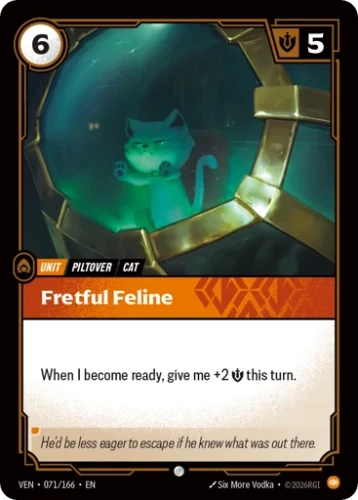 Przejdź do produktu VEN 071/166 | Fretful Feline | Zwykła | Vendetta