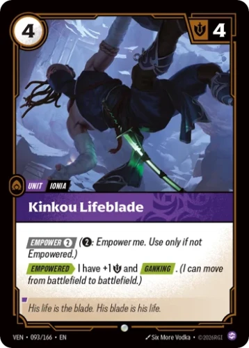 Przejdź do produktu VEN 093/166 | Kinkou Lifeblade | Zwykła | Vendetta