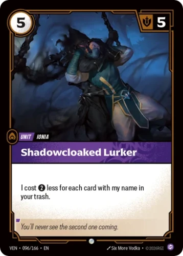Przejdź do produktu VEN 096/166 | Shadowblade Lurker | Zwykła | Vendetta