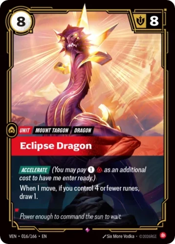 Przejdź do produktu VEN 016/166 | Eclipse Dragon | Foil | Vendetta