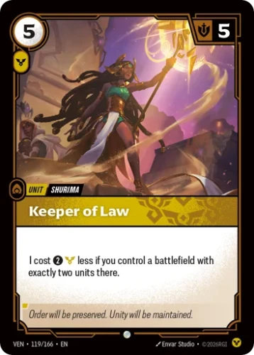Przejdź do produktu VEN 119/166 | Keeper Of Law | Zwykła | Vendetta