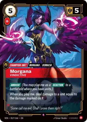 Przejdź do produktu VEN 017/166 | Morgana, Vindictive | Foil | Vendetta