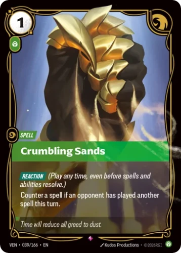 Przejdź do produktu VEN 039/166 | Crumbling Sands | Foil | Vendetta