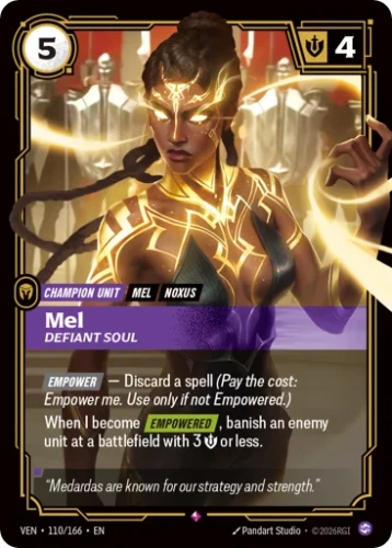 Przejdź do produktu VEN 110/166 | Mel, Defiant Soul | Foil | Vendetta