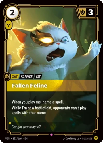 Przejdź do produktu VEN 132/166 | Fallen Feline | Foil | Vendetta