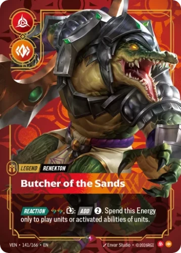 Przejdź do produktu VEN 141/166 | Butcher Of The Sands | Foil | Vendetta