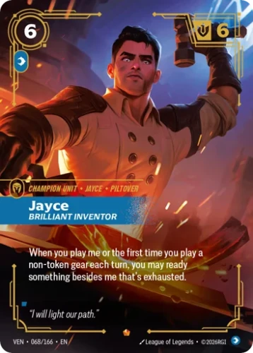 Przejdź do produktu VEN 068/166 | Jayce, Brilliant Inventor | Foil | Vendetta