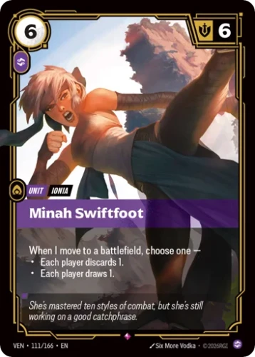 Przejdź do produktu VEN 111/166 | Minah Swiftfoot | Foil | Vendetta