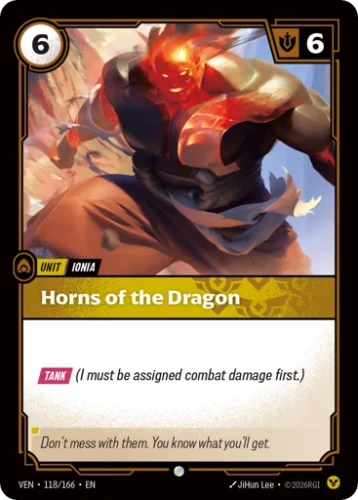 Przejdź do produktu VEN 118/166 | Horns Of The Dragon | Foil | Vendetta