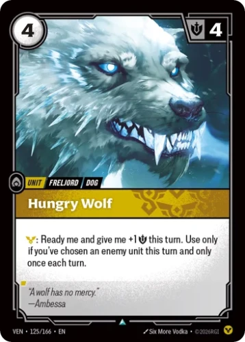 Przejdź do produktu VEN 125/166 | Hungry Wolf | Zwykła | Vendetta