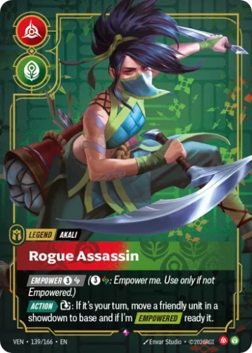 Przejdź do produktu VEN 139/166 | Rogue Assassin | Foil | Vendetta