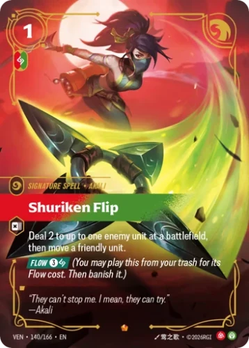 Przejdź do produktu VEN 140/166 | Shuriken Flip | Foil | Vendetta