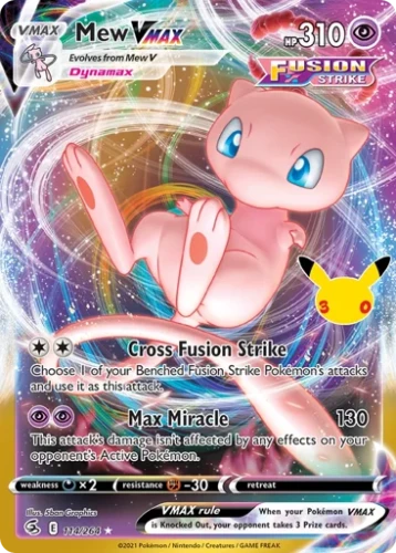 Przejdź do produktu ME55C 114/264 | Mew VMAX Holo | Pokemon - 30th Celebration: Classic Collection