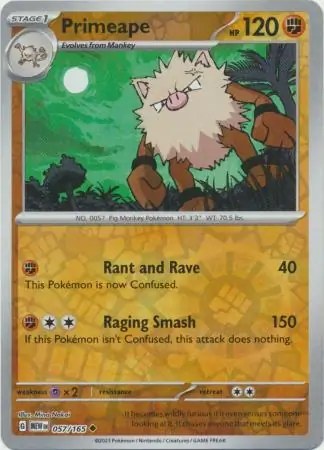 Przejdź do produktu MEW 057/165 | Primeape Reverse holo | Pokemon - 151