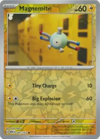 Przejdź do produktu MEW 081/165 | Magnemite Reverse holo | Pokemon - 151