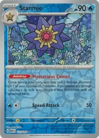 Przejdź do produktu MEW 121/165 | Starmie Reverse holo | Pokemon - 151
