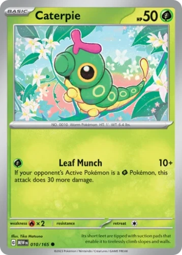 Przejdź do produktu MEW 010/165 | Caterpie Zwykła | Pokemon - 151