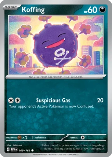 Przejdź do produktu MEW 109/165 | Koffing Zwykła | Pokemon - 151
