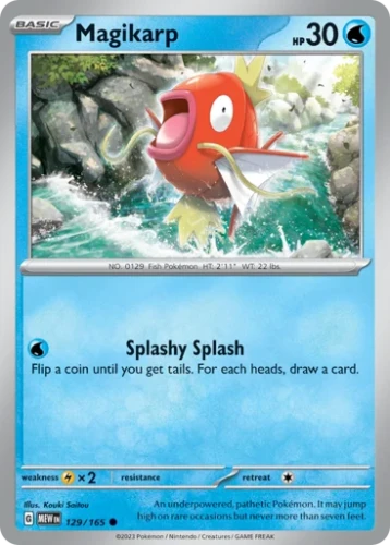 Przejdź do produktu MEW 129/165 | Magikarp Zwykła | Pokemon - 151