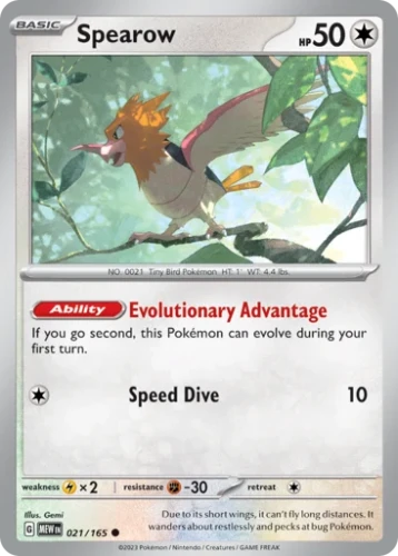 Przejdź do produktu MEW 021/165 | Spearow Zwykła | Pokemon - 151