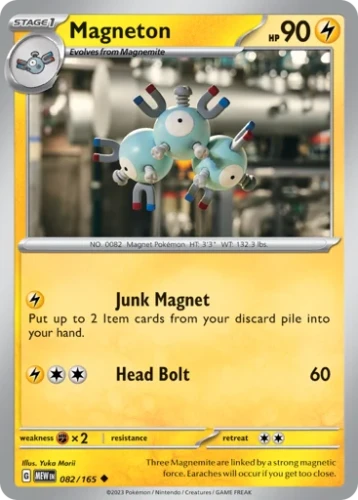 Przejdź do produktu MEW 082/165 | Magneton Zwykła | Pokemon - 151