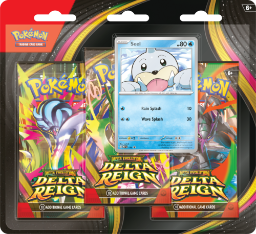 Przejdź do produktu Pokemon TCG: Mega Evolution - Delta Reign - 3-Pack Blister