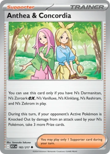 Przejdź do produktu ASC 182/217 | Anthea & Concordia Zwykła | Pokemon - Ascended Heroes