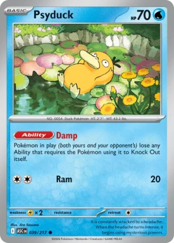 Przejdź do produktu ASC 039/217 | Psyduck Zwykła | Pokemon - Ascended Heroes