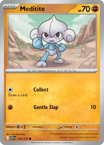 Przejdź do produktu ASC 103/217 | Meditite Zwykła | Pokemon - Ascended Heroes