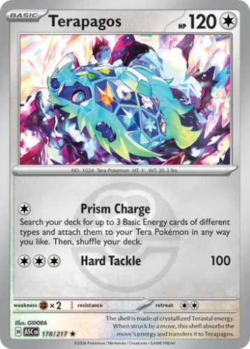 Przejdź do produktu ASC 178/217 | Terapagos Love Ball Reverse Holofoil | Pokemon - Ascended Heroes
