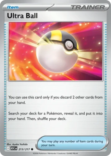 Przejdź do produktu ASC 213/217 | Ultra Ball Zwykła | Pokemon - Ascended Heroes