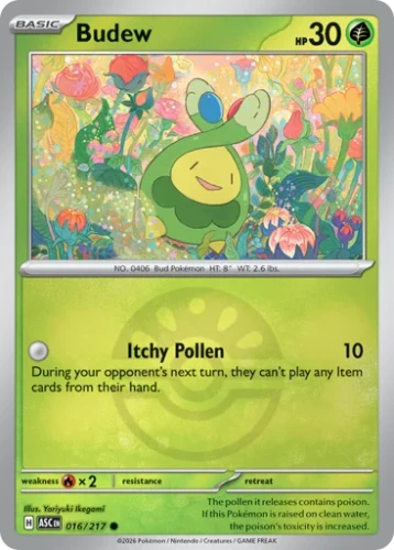 Przejdź do produktu ASC 016/217 | Budew Friend Ball Reverse Holofoil | Pokemon - Ascended Heroes