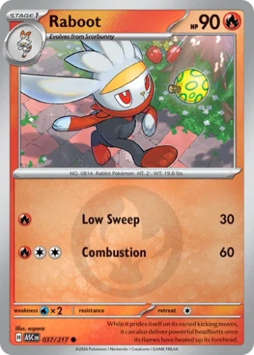 Przejdź do produktu ASC 037/217 | Raboot Energy Reverse Holofoil | Pokemon - Ascended Heroes