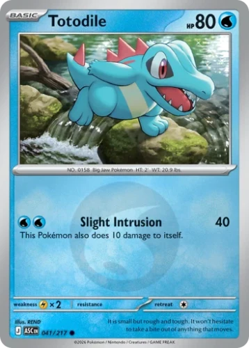 Przejdź do produktu ASC 041/217 | Totodile Energy Reverse Holofoil | Pokemon - Ascended Heroes