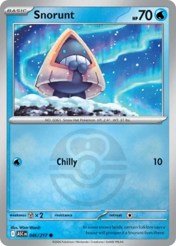Przejdź do produktu ASC 046/217 | Snorunt Love Ball Reverse Holofoil | Pokemon - Ascended Heroes