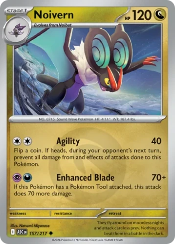 Przejdź do produktu ASC 157/217 | Noivern Energy Reverse Holofoil | Pokemon - Ascended Heroes