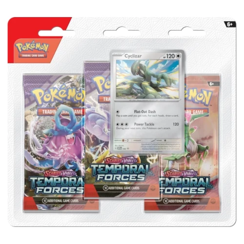 Przejdź do produktu Pokemon TCG: Temporal Forces - 3 Pack Blister - Cyclizar