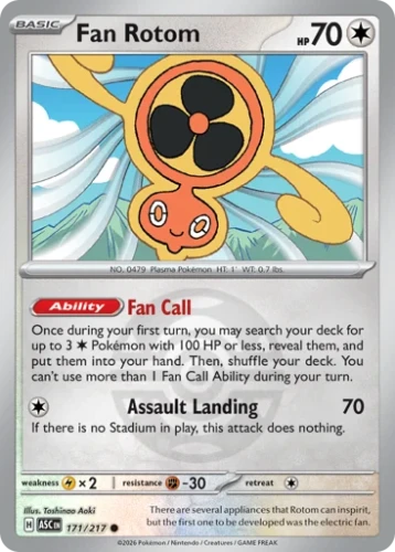 Przejdź do produktu ASC 171/217 | Fan Rotom Dusk Ball Reverse Holofoil | Pokemon - Ascended Heroes