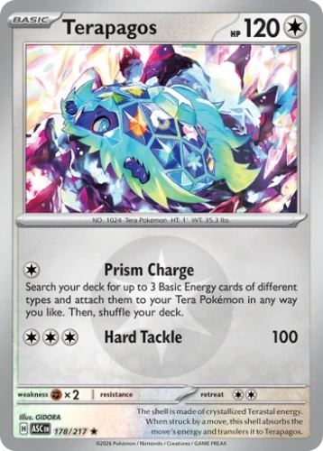 Przejdź do produktu ASC 178/217 | Terapagos Energy Reverse Holofoil | Pokemon - Ascended Heroes