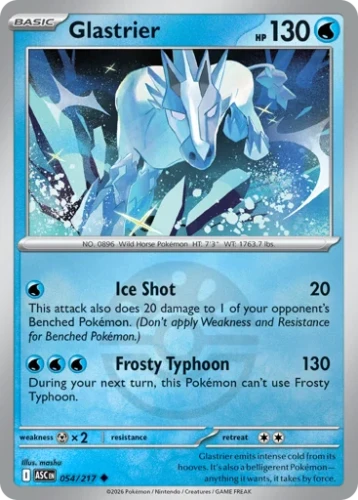 Przejdź do produktu ASC 054/217 | Glastrier Friend Ball Reverse Holofoil | Pokemon - Ascended Heroes